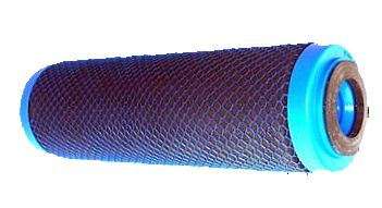 0,3 µ Kohlefilter, mit Kalkschutz, für Reiser Übertisch Filtergehäuse, 10 Zoll